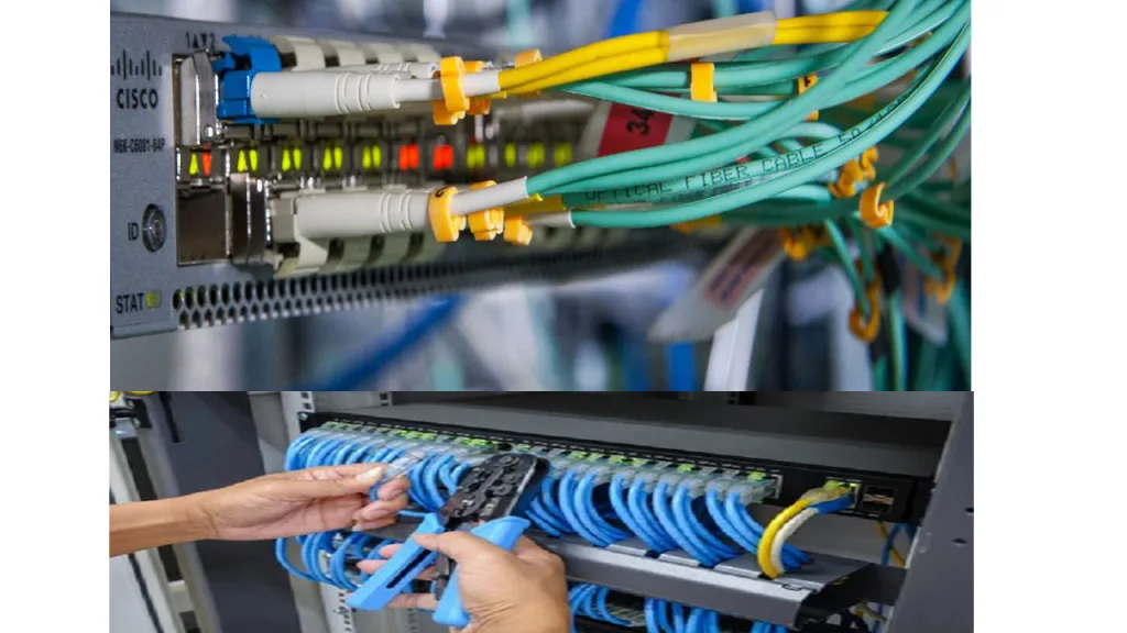 Network cabling and fiber optic installation